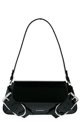 Givenchy Voyou Leather Flap Shoulder Bag in Black at Nordstrom