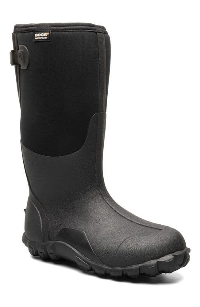 Bogs Classic Adjustable Calf Rain Boot in Black at Nordstrom, Size 11