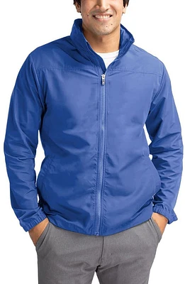 Cutter & Buck Charter Water Resistant Packable Full Zip Recycled Polyester Jacket at Nordstrom,