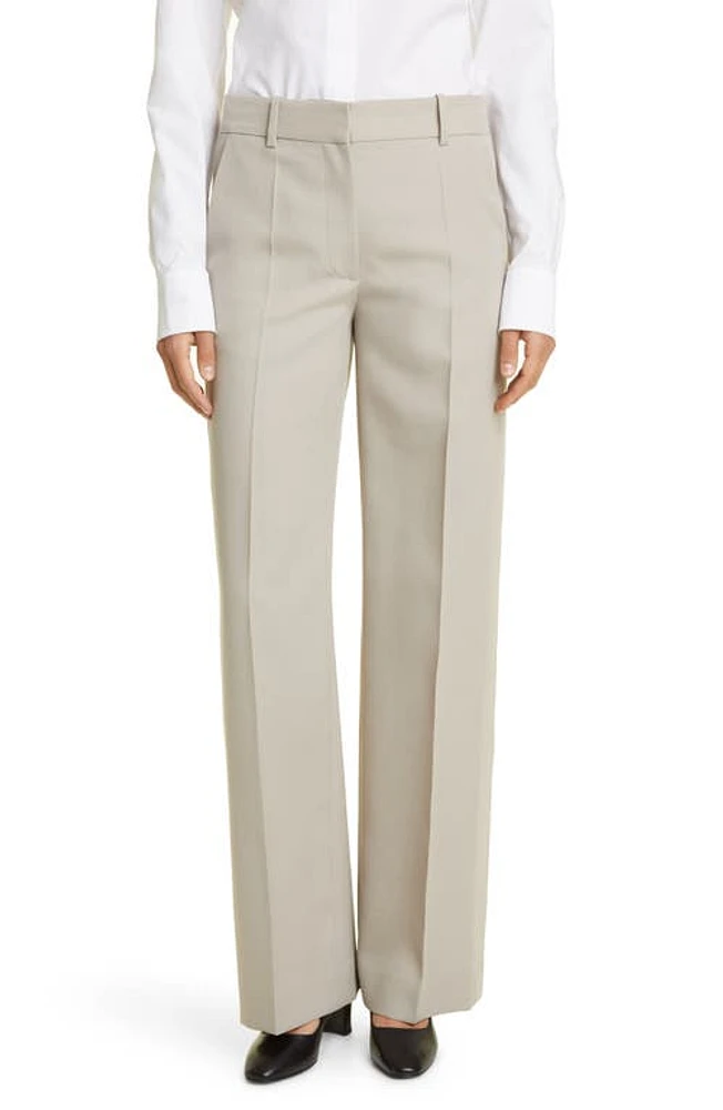 The Row Bremy Straight Leg Wool Trousers at Nordstrom,