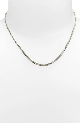 John Hardy 'Classic Chain' Mini Chain Necklace in Silver at Nordstrom, Size 16