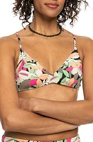 Roxy Beach Classic Strappy Triangle Bikini Top at Nordstrom,