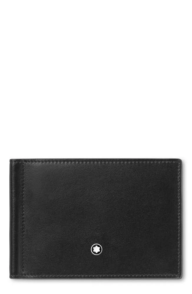 Montblanc Meisterstück Leather Bifold Wallet in Black at Nordstrom