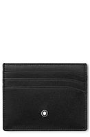 Montblanc Meisterstück Leather Card Case in Black at Nordstrom