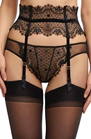 Dita Von Teese Vedette Suspender Belt Black at Nordstrom,