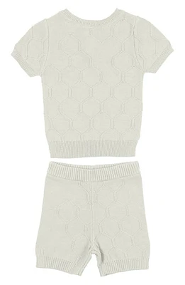 Manière Honeycomb & Shorts Set Ivory at Nordstrom,