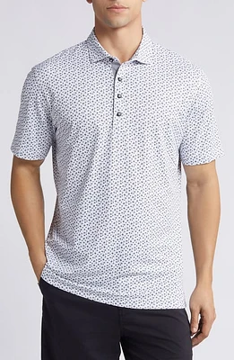 johnnie-O Kailua Palm Tree Print Piqué Performance Golf Polo at Nordstrom,