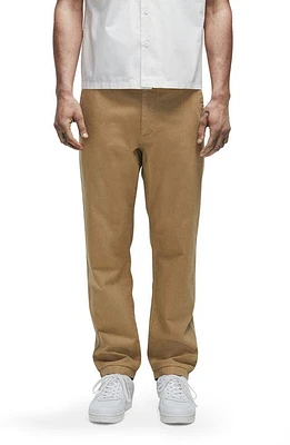 rag & bone Brighton Cotton & Linen Chino Pants in Rugged Brown at Nordstrom, Size 36