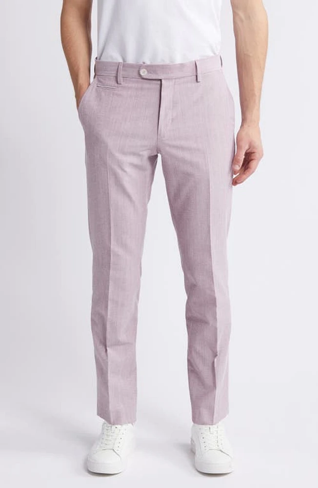 BOSS Genius Dress Pants Dark Red at Nordstrom,