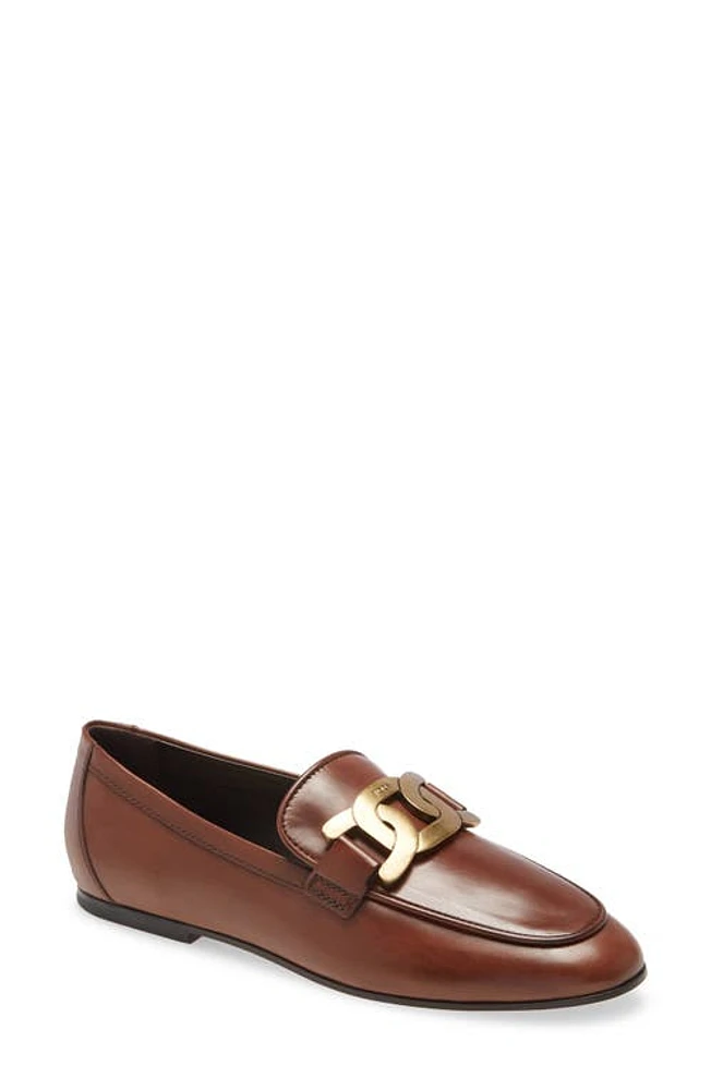 Tod's Chain Buckle Loafer Brown at Nordstrom,