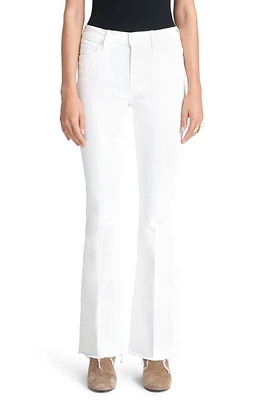 MOTHER High Waist Fray Hem Flare Jeans Fairest Of Them All at Nordstrom,