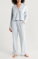 Lunya Slumberknit Pajamas Blue at Nordstrom,