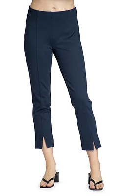 APNY Split Hem Pull-On Crop Slim Pants Navy at Nordstrom,