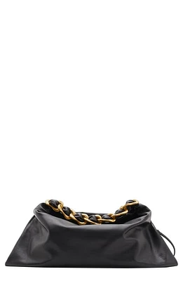 burberry Medium Swan Leather Shoulder Bag in Black at Nordstrom