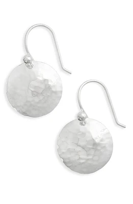 Ippolita Diamond & Hammered Dome Earrings in Sterling Silver at Nordstrom