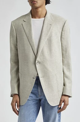 ZEGNA Fairway Crossover Linen & Wool Blend Sport Coat Lichene at Nordstrom, Us