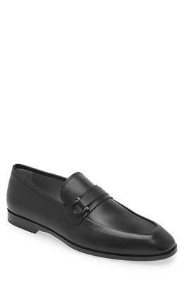 FERRAGAMO Florio Loafer Nero New Biscotto at Nordstrom,