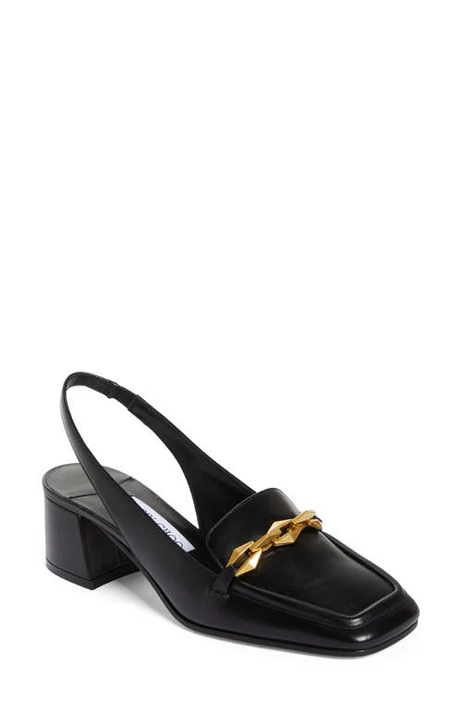 Jimmy Choo Diamond Tilda Slingback Pump Black at Nordstrom,