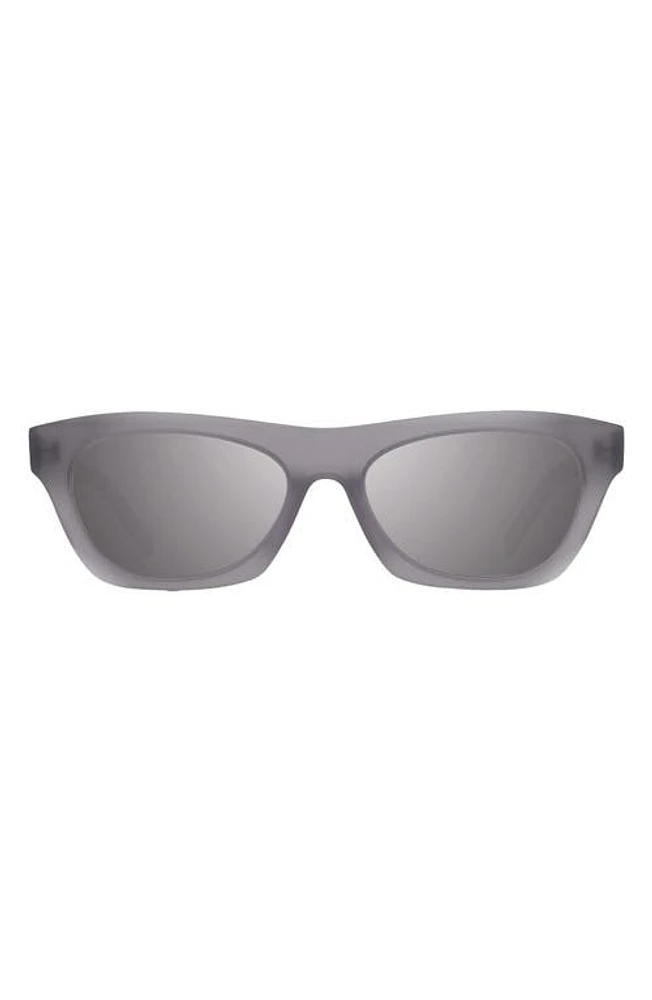 Givenchy Day 55mm Square Sunglasses in Grey /Smoke Mirror at Nordstrom