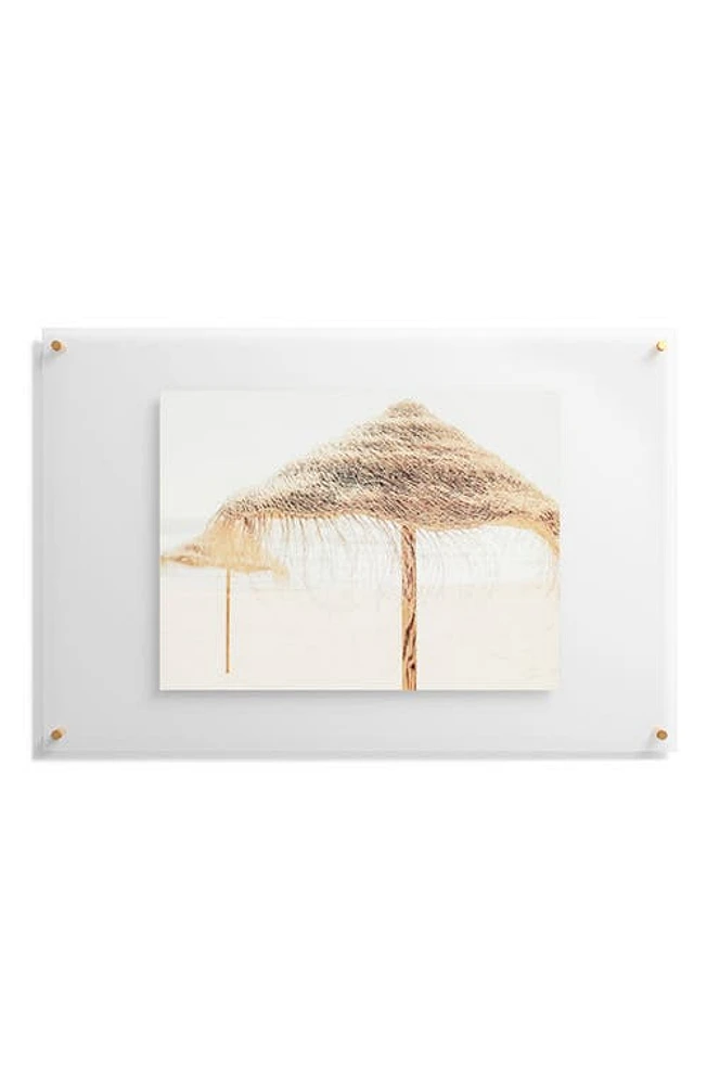 Deny Designs Beach Dreams II Floating Art Print in Beige at Nordstrom