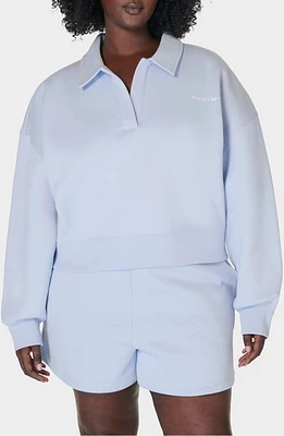 Sweaty Betty The Elevated Sweatshirt Salt Blue at Nordstrom,