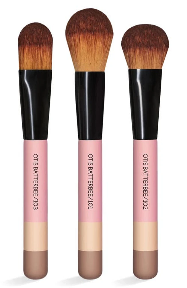 Otis Batterbee Face Makeup Brush Set in Pink at Nordstrom