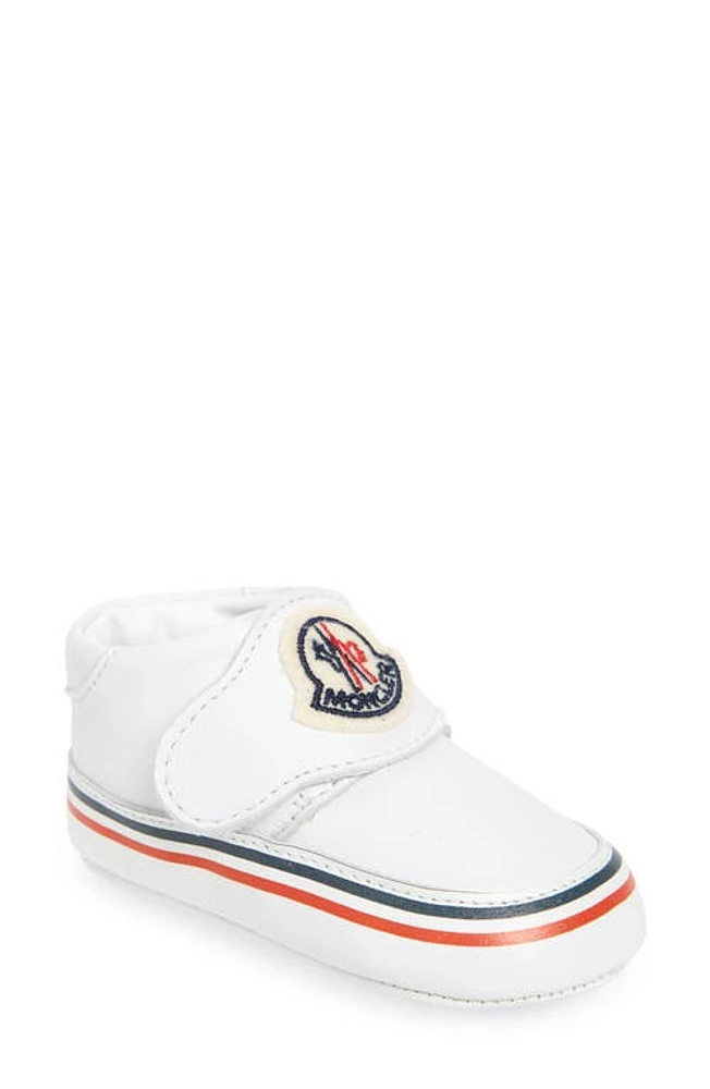 Moncler Bebé Crib Shoe White at Nordstrom,