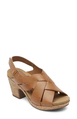 Rockport Cobb Hill Alleah Slingback Sandal in Tan at Nordstrom, Size 8.5