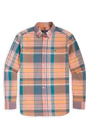 vineyard vines Madra Plaid Cotton Button-Down Shirt Cayman at Nordstrom,