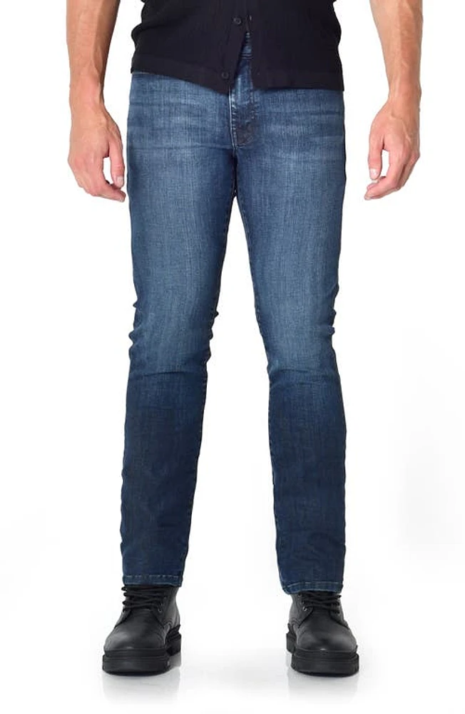 Fidelity Denim Jimmy Slim Straight Leg Jeans in Munich Blue at Nordstrom, Size 30