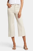 NYDJ Brigitte Frayed High Waist Wide Leg Capri Jeans at Nordstrom,