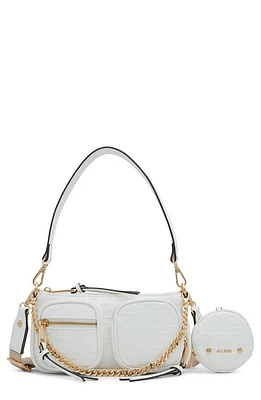 ALDO Everydayx Crossbody Bag in White Overflow at Nordstrom