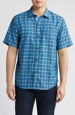 Tommy Bahama Coconut Point Pixel Paradise IslandZone Camp Shirt at Nordstrom,