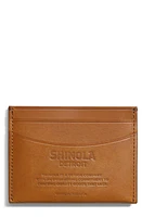 Shinola Pocket Card Case in Tan at Nordstrom