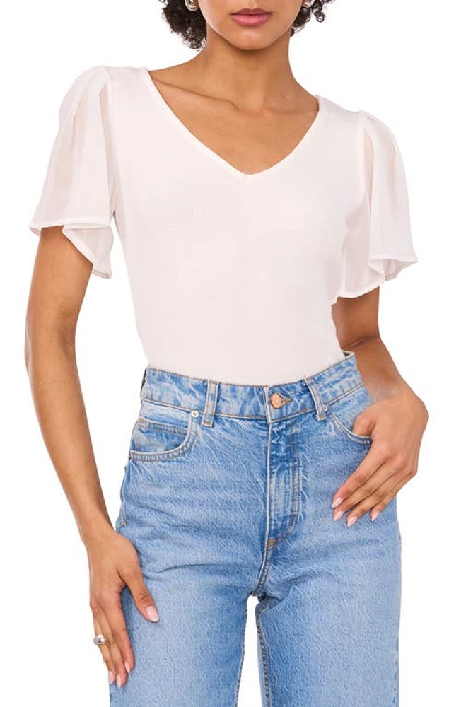 1.STATE Flutter Sleeve Rib Knit T-Shirt at Nordstrom,