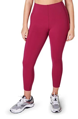 Sweaty Betty Power 7/8 Contour Leggings Vamp Red at Nordstrom,