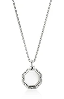 John Hardy Octagon Pendant Necklace in Silver at Nordstrom, Size 22