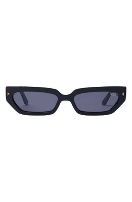 DEZI Lil Switch 55mm Rectangular Sunglasses in /Dark Smoke at Nordstrom