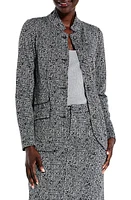 NIC+ZOE Etched Tweed Blazer Black Multi at Nordstrom, P