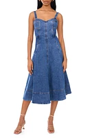 Parker The Evie Denim Midi Dress Classic at Nordstrom,