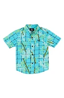 Volcom Kids' Bamboozled Short Sleeve Button-Up Shirt Clearwater at Nordstrom,