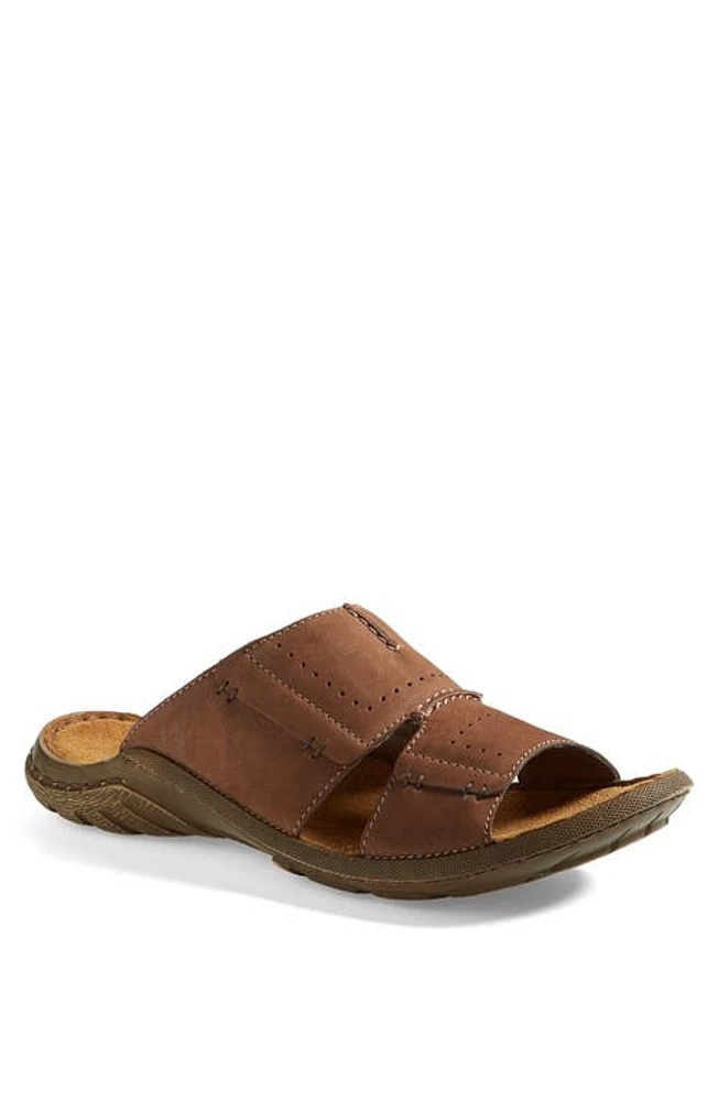 Josef Seibel 'Logan 21' Slide Sandal Nut Leather at Nordstrom,