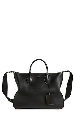 FERRAGAMO Large Leather Tote Bag in Nero Nero 600 Nero at Nordstrom