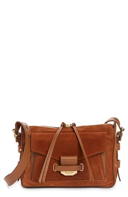 rag & bone Small Field Messenger Bag in Brwsuede at Nordstrom