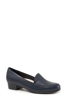 Trotters Monarch Loafer French Navy Leather at Nordstrom,