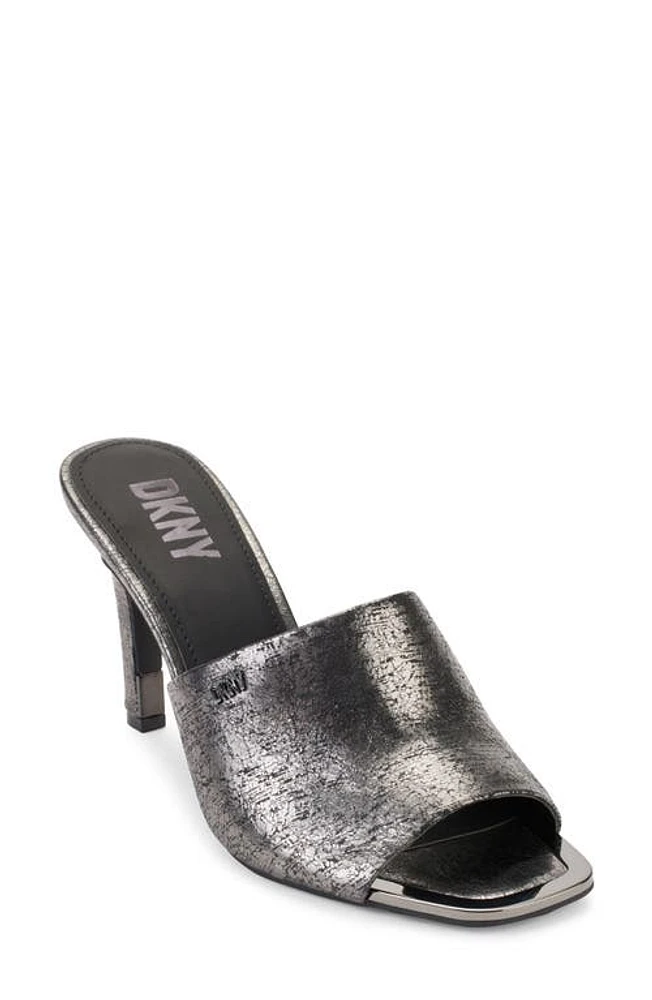 DKNY Bronx Slip-On Mule Sandal Dk Gunmetal at Nordstrom,