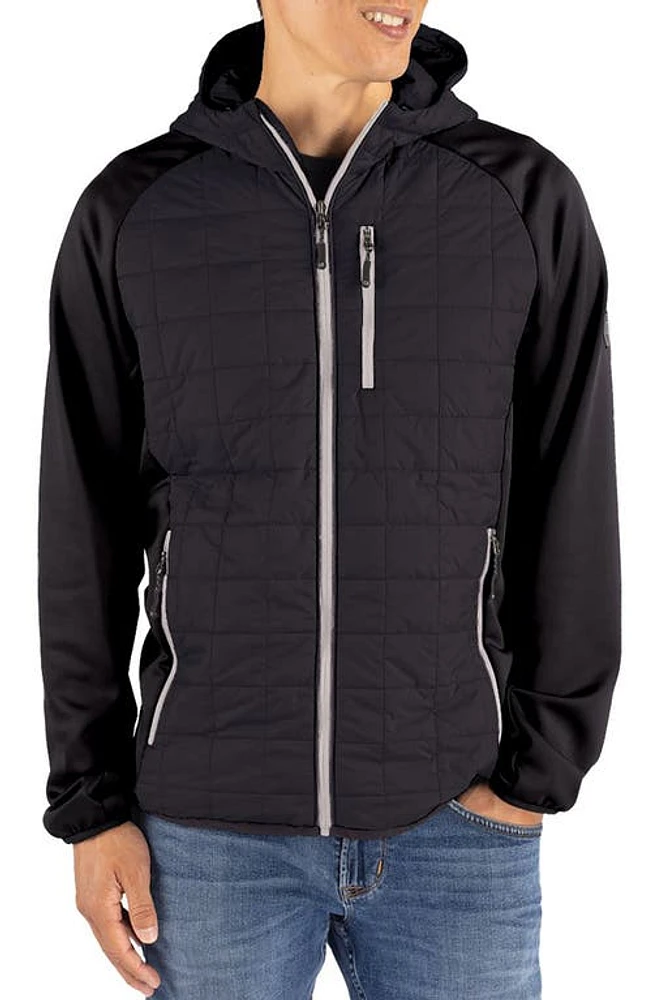 Cutter & Buck Rainier PrimaLoft Insulated Water Resistant Hybrid Jacket at Nordstrom,