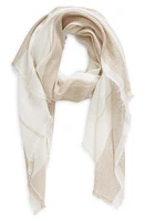 JANE CARR The Solitaire Metallic Long Scarf in Diamond at Nordstrom