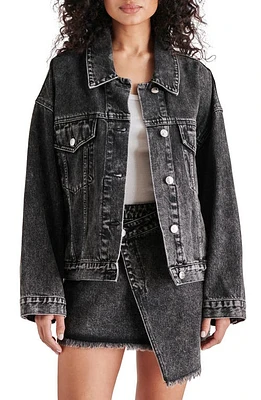 Steve Madden Sienna Denim Jacket in Black at Nordstrom, Size Small