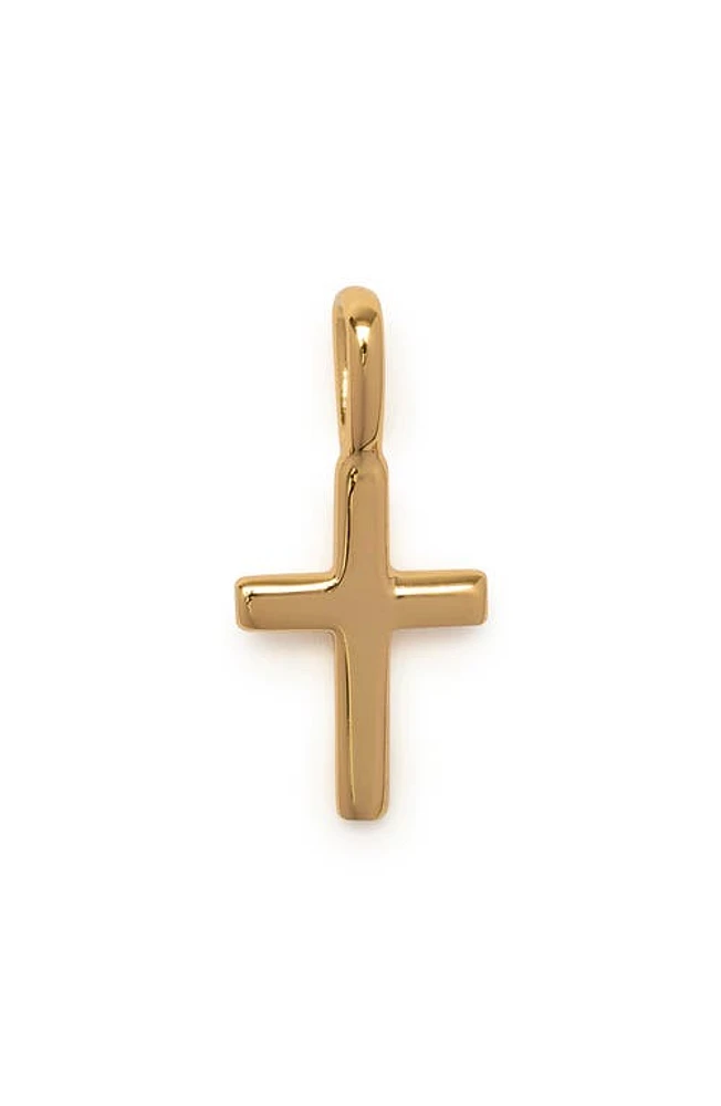 MADE BY MARY Cross Charm Pendant in Gold at Nordstrom